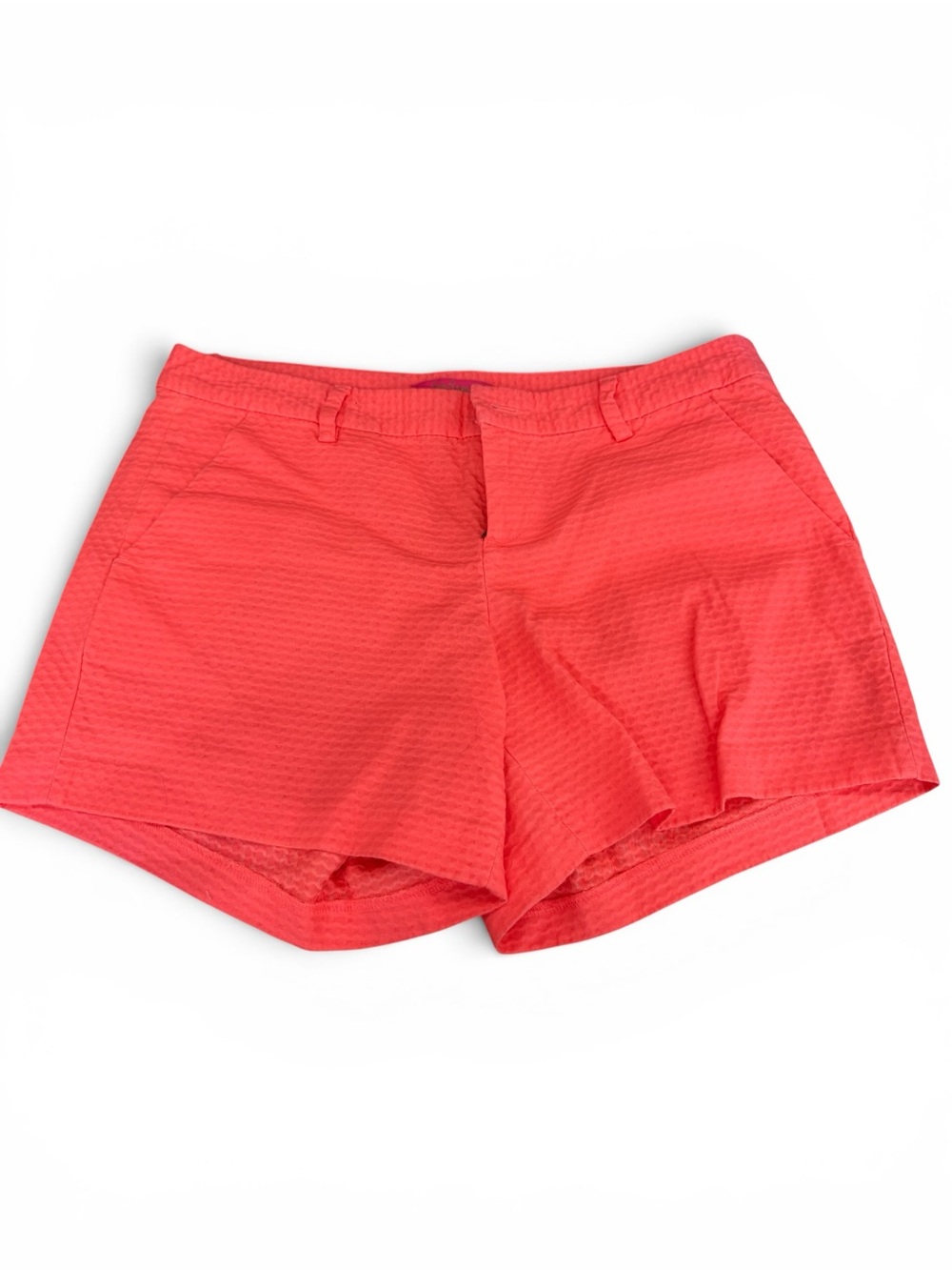 Lilly Pulitzer Coral Textured Bermuda Shorts